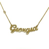 Collana Fanton Gioielli Donna COLLANE NOME in Oro Diamante 0.015 Ct FOPEN00253OG - FOPEN00253OG